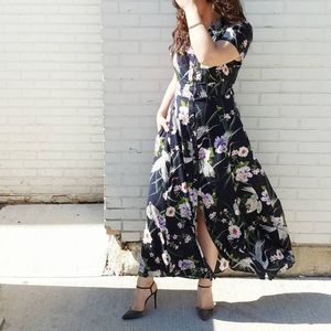 Zara Printed Maxi Dress